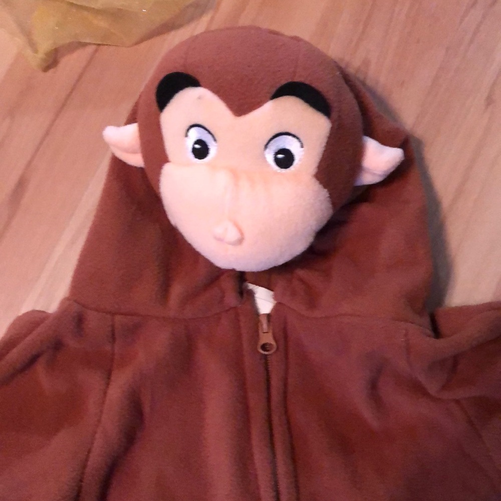 Curious George brown toddler Halloween costume